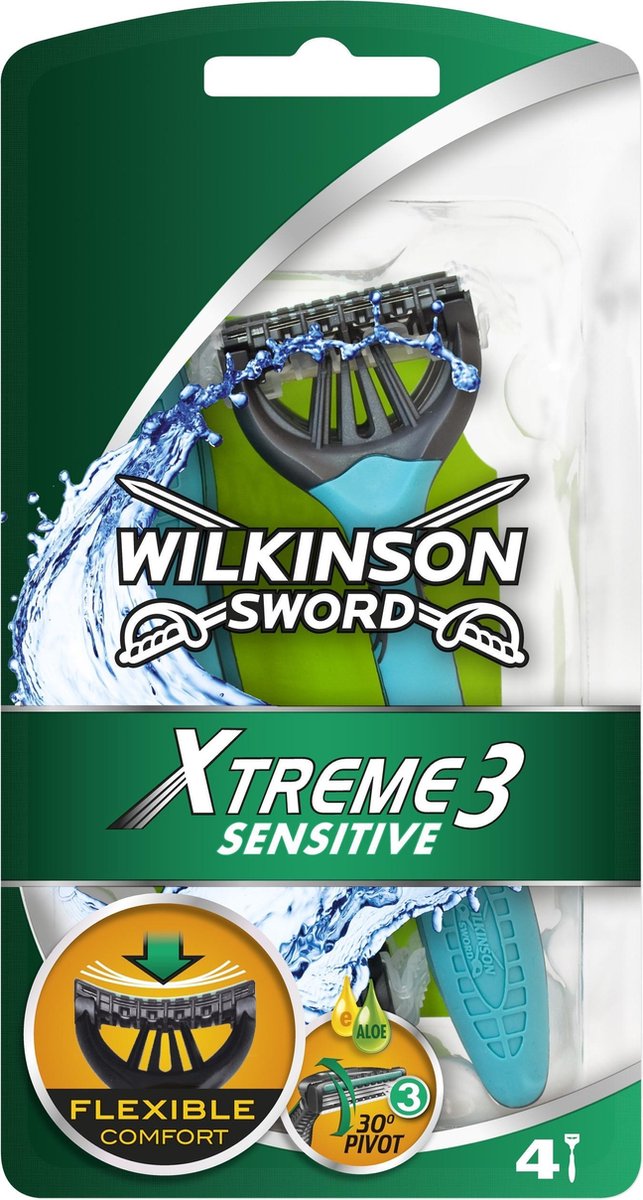 Wilkinson Sword Extra 3 Sensitive - 4 pièces - Lames de rasoir jetables |  bol.com