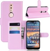 Book Case - Nokia 4.2 Hoesje - Pink