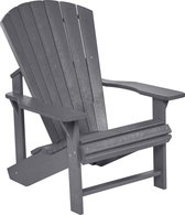 Klassieke Adirondack Stoel - Grijs