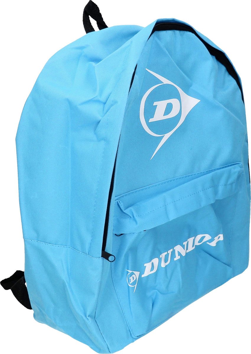 Dunlop Blauwe Waterafstotende Rugzak – 45x31x14cm – 2 Vakken met Ritsen | Geschikt als Sporttas Schooltas Backpack Reistas en Festival Tas