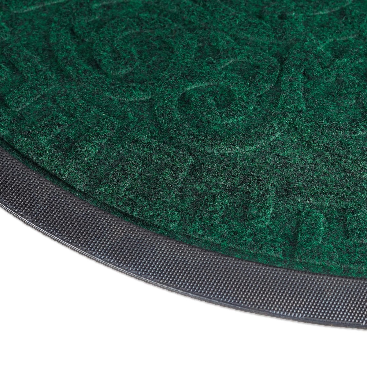 KADAX Deurmat, Entreemat Van Robuust Polyester Met Rubberen Zijde Duurzame Vuilvangmat In 6 Verschillende Patronen Naar Keuze Halve Cirkel 60 X 40 Cm Antraciet 2242567193