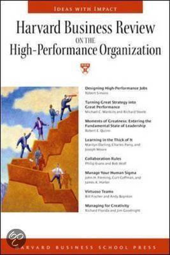 Harvard Business Review  On The High-Performance Organization