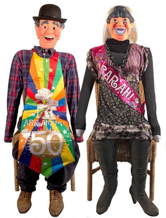 Folat - Abraham / Sarah opblaasbare pop