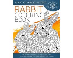 Animal Coloring Books for Adults- Rabbit Coloring Book