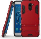 Armor Hybrid TPU Hoesje Huawei Y7 (2017) - Rood