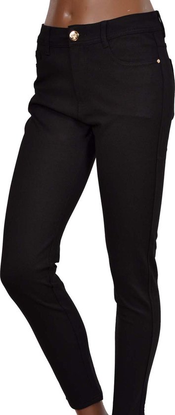 Zwarte stretch broek 5 pocket - maat 46 | Bestel nu!