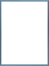 Homedecoration Almelo - Cadre photo - Format photo - 23 x 71 cm - Bleu acier