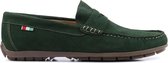 Giuseppe Maurizio Mannen Suède Loafers / Herenschoenen / Instapper - G3017 - Groen - Maat 45