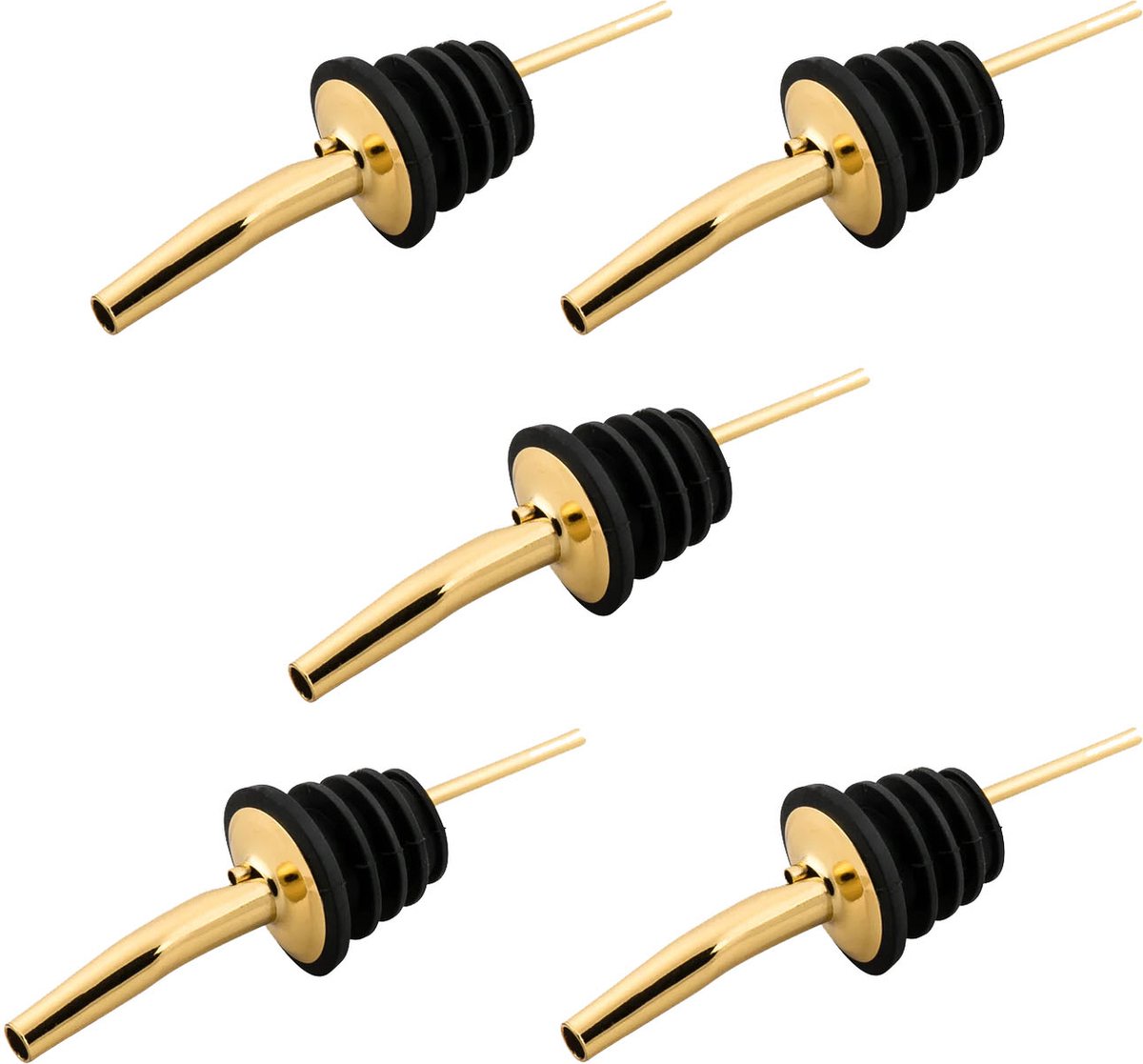 Luxe Schenktuit - Goud - 5 stuks - Cocktail accessoire