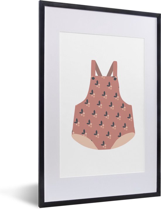 Cadre photo avec affiche - Maillot de bain - Fille - Rose - 40x60 cm - Cadre pour affiche