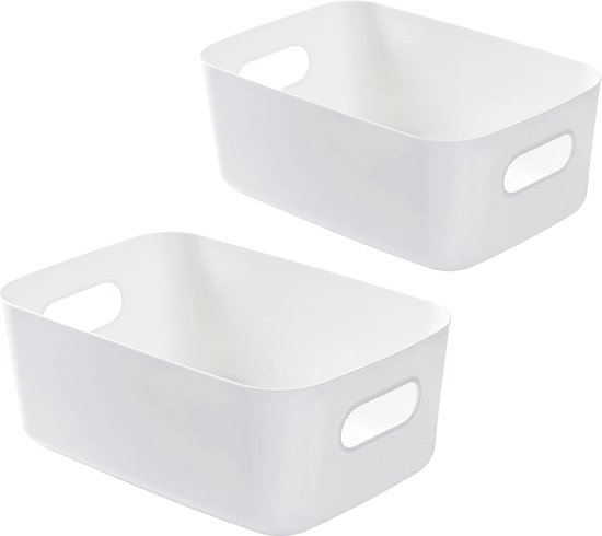 EURXLQ Opbergdoos,Kunststof Opbergmand met Handgrepen,Keukenkast,Opbergdoos,Kunststof Doos Organizer box voor Badkamer,Keuken (Veelkleurig, 25×18×10 cm/10 Pack EURXLQ Opbergdoos,Kunststof Opbergmand met Handgrepen,Keukenkast,Opbergdoos,Kunststof Doos Organizer box voor Badkamer,Keuken (Veelkleurig, 25×18×10 cm/10 Pack