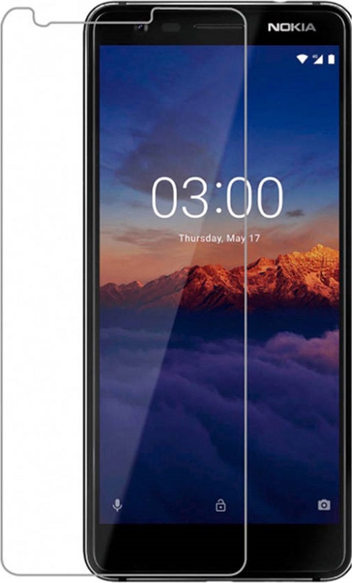 LuxeBass Tempered screenprotector geschikt voor Nokia 3.1 Plus - beeldscherm - scherm - tempered glas