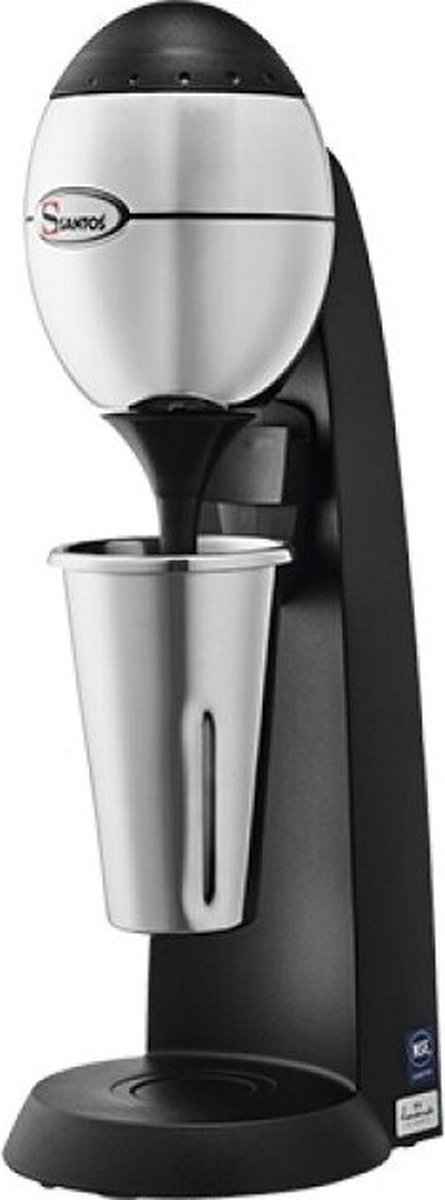 Milkshaker 0.67L - 2 Bekers (RVS+PC) - 3 Roerstaven - Santos DRINK MIXER #54 - Horeca & Professioneel van Mi — afbeelding 2