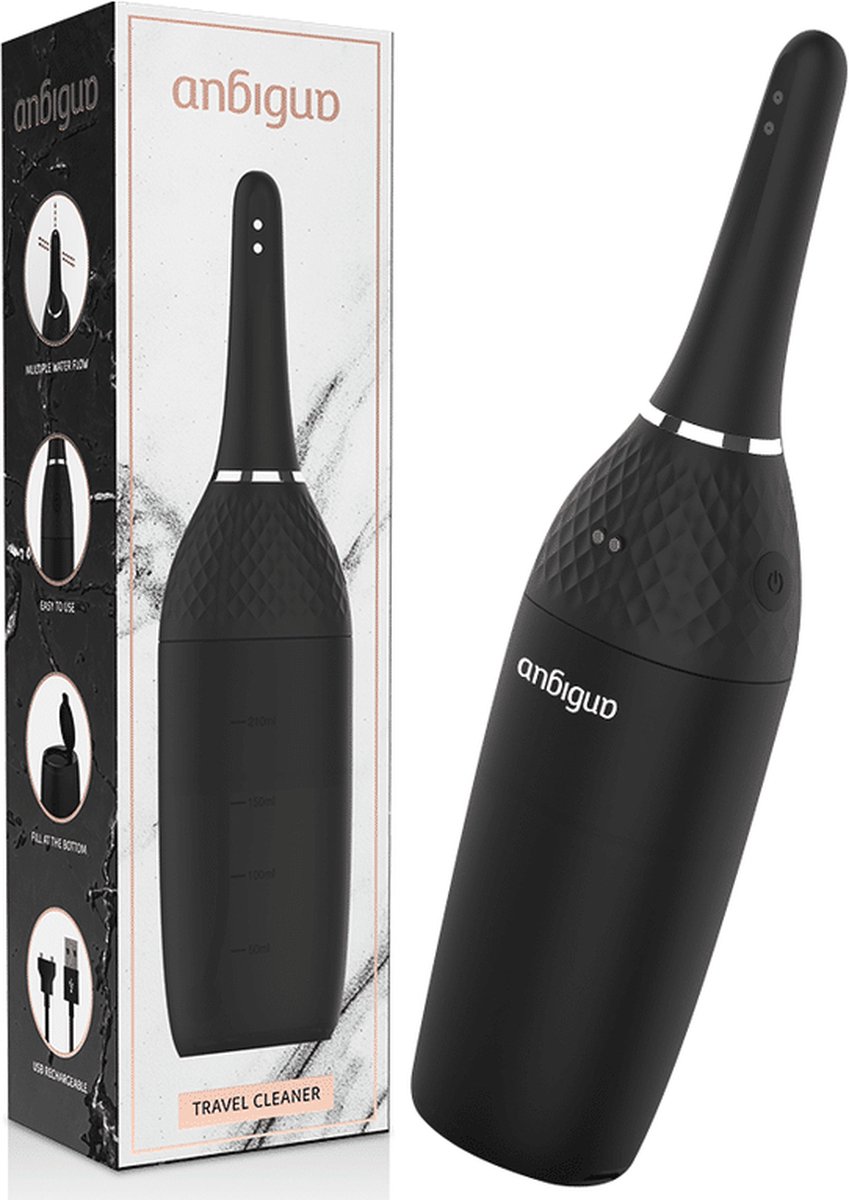 Goedkoopste ANBIGUO | Anbiguo Rechargeable Travel Anal Cleaner 5 Intensities