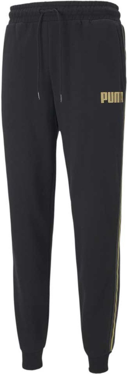 Puma Metallic Nights Tape Broek S Man Zwart