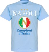 Napoli Campioni T-shirt - Lichtblauw - XL