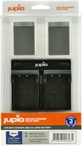 Jupio Kit: 2x Battery PS-BLS5 / PS-BLS50 1210mAh + USB Dual Charger