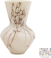 Design Vaas Parma - Fidrio LIGHTENING - glas, mondgeblazen bloemenvaas - hoogte 36 cm