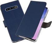 Bestcases Pasjeshouder Telefoonhoesje Samsung Galaxy S10 - Navy