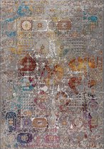 Tapijtenloods Picasso Feraghan Vintage Vloerkleed Multi / Beige Laagpolig- 300x400 CM