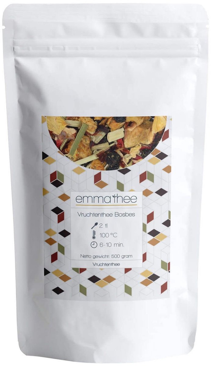 Vruchtenthee Bosbes 500 Gram - Losse Thee - Puur & Natuurlijk - Rijk & Fruitig