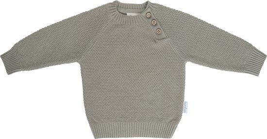 Baby's Only Sweater Willow - Pull Bébé - Urban Green - Taille 74 - 100% coton écologique - GOTS
