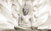 Fotobehang - Vlies Behang - Boeddha - Boedha - Buddha - Budha - Zen - 254 x 184 cm