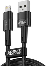 AdroitGoods iPhone Oplader Kabel 2 Meter Geschikt Voor Apple iPhone - 2.4A Snellaadkabel - Lightning USB Kabel