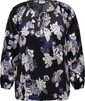 ONLY CARMAKOMA CARFRIYAY L/S BLOUSE AOP BF Dames Top - Maat 42