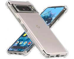 Google Pixel 8 Pro Hoesje Schokbestendig en Dun TPU Transparant