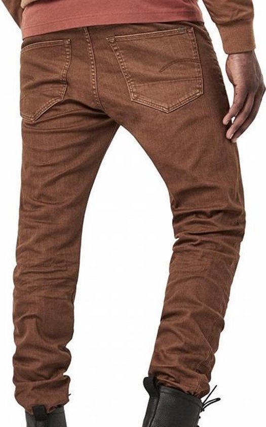 G-star 3301 slim coj jeans cubano bruin - Maat W30-L34 | bol.com