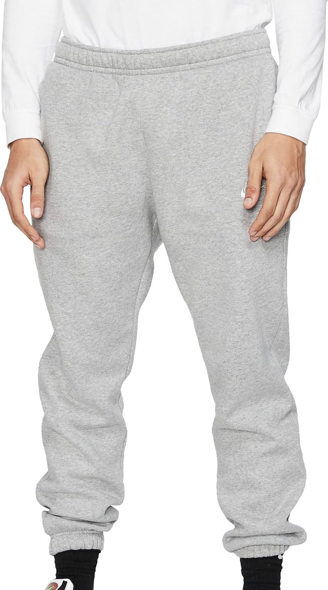 Nike Sportswear Club Fleece Heren Sportbroek Zilver