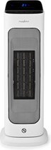 Nedis SmartLife keramische PTC-ventilatorkachel - Wi-Fi - 2000 W - 2 Warmte Standen - Zwenkfunctie - Display - 10 - 49 °C - Android / IOS - Wit