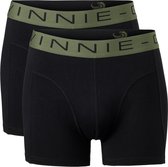 Vinnie-G Boxershorts 2-pack Black Forest - Maat M - Heren Onderbroeken Zwart - Geen irritante Labels - Katoen heren ondergoed