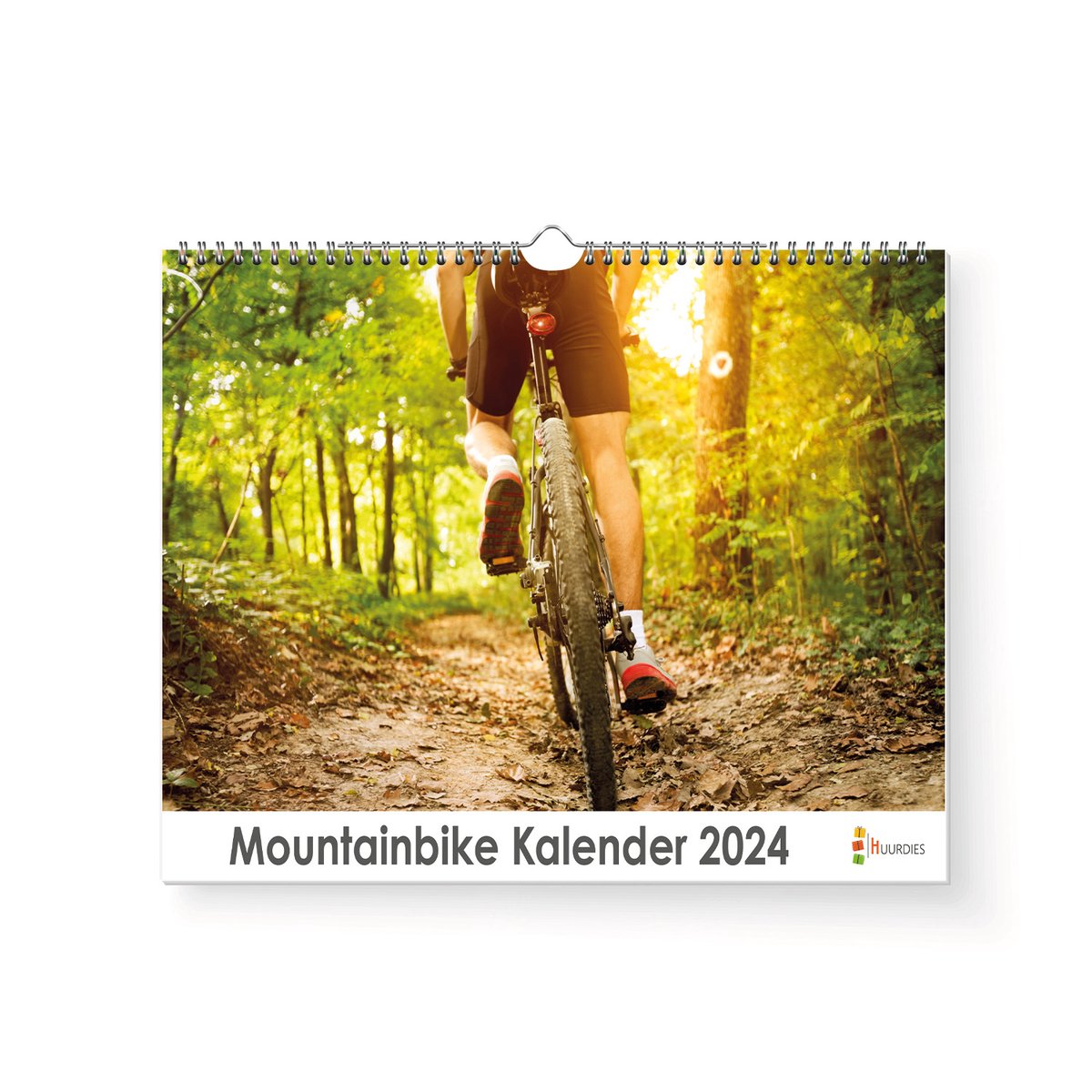 Huurdies - Mountainbike Kalender - Jaarkalender 2024 - 35x24 - 300gms 