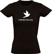 T-shirt Femme Oiseau de Paradis - bizarre - étrange - anormal - copain - copine - humour - drôle