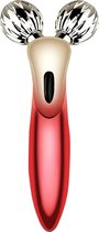 Gezichtsroller - Elektrische Jade Roller - Gezichtsmassage - Lichaamsmassage - Kaaklijn Roller - Massage - Rood