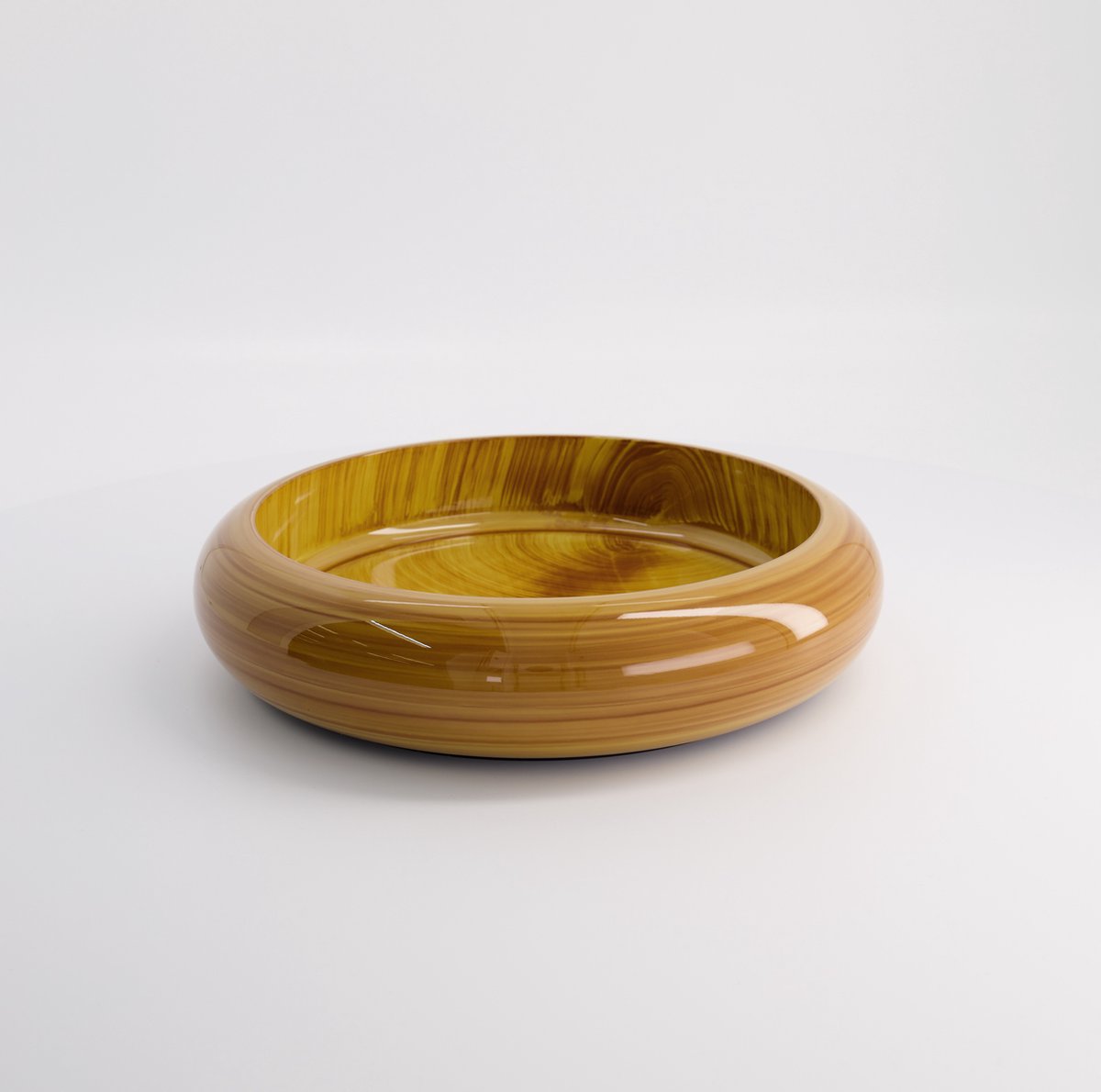 Sushi Oke - Serveerschaal - Lakwerk - Houten kleur - 27.5x6.2cm - ABS