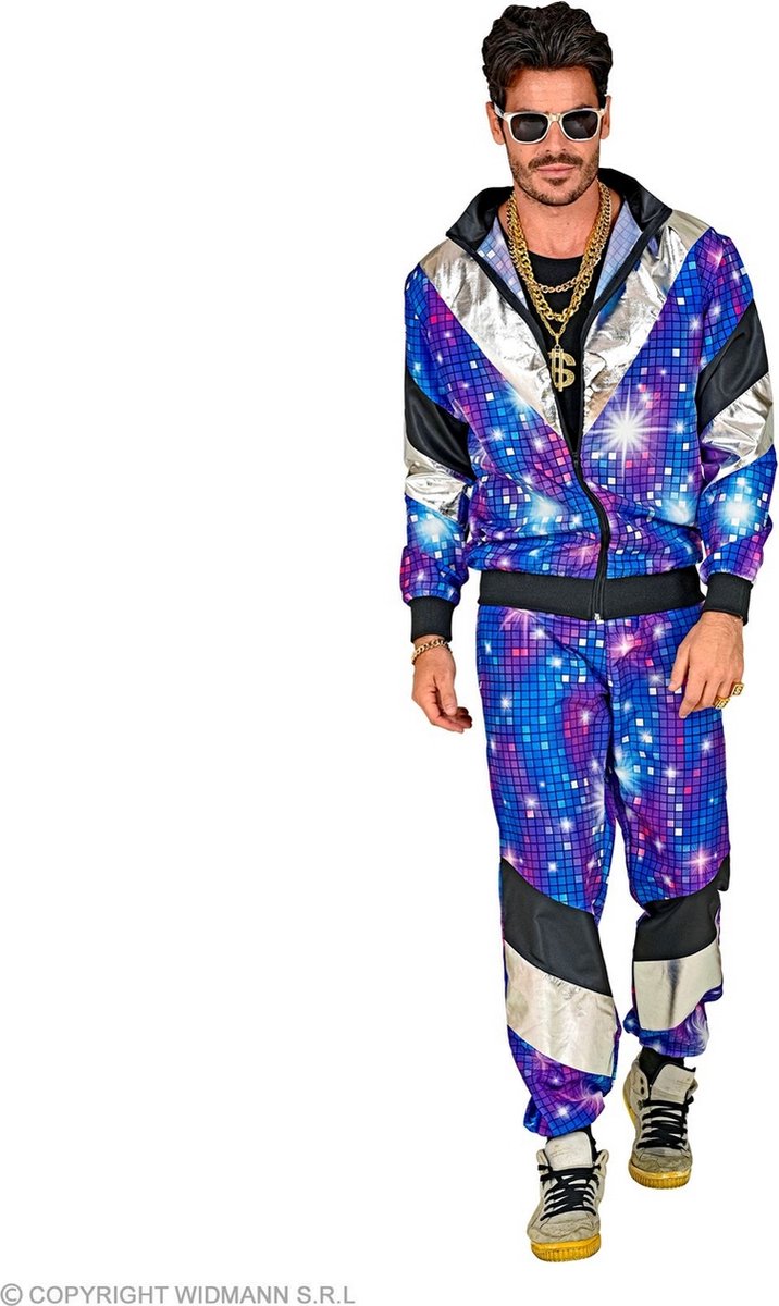 Costume des années 80 et 90, Costume de boule disco scintillant des années  80, XXL