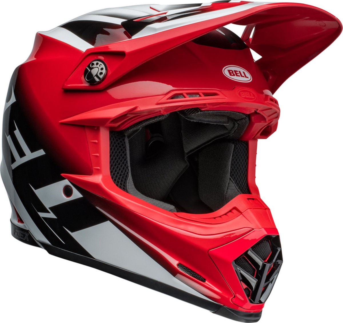 Bell Moto9S Flex Rail Red XL - Maat XL - Helm