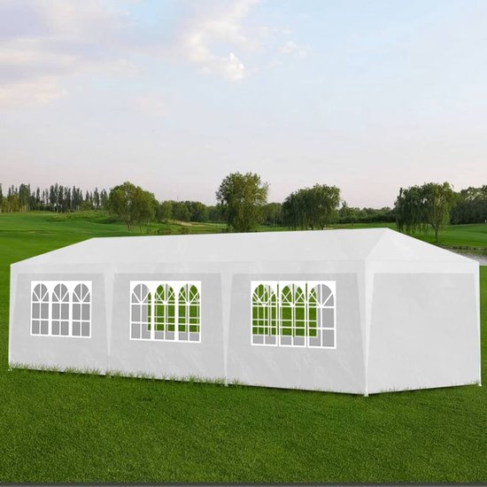 vidaXL - Partytent - 3x3 - m - blauw