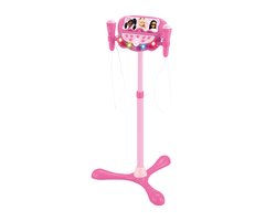 foto van Lexibook Barbie Lighting Speaker met Standaard - 2 Speelgoed microfoons