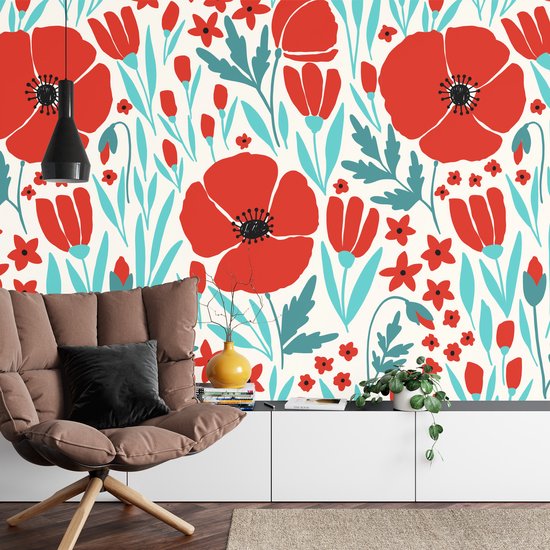 Papier peint photo intissé Muralo chambre 270 x 180 cm carte du monde