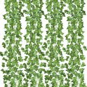 Klimop Slinger - 12 Stuks - 2.4m - Kunstmatige Hangplant - met 80 bladeren - Decoratie Plant voor Huis, Tuin, Bruiloften - Kunsthaag - Voor binnen en buiten - nep planten