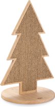 Arbre à gratter - Planche à gratter - Arbre à gratter en bois de Noël - 35x35x62 cm