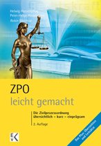 GELBE SERIE – leicht gemacht - ZPO – leicht gemacht.