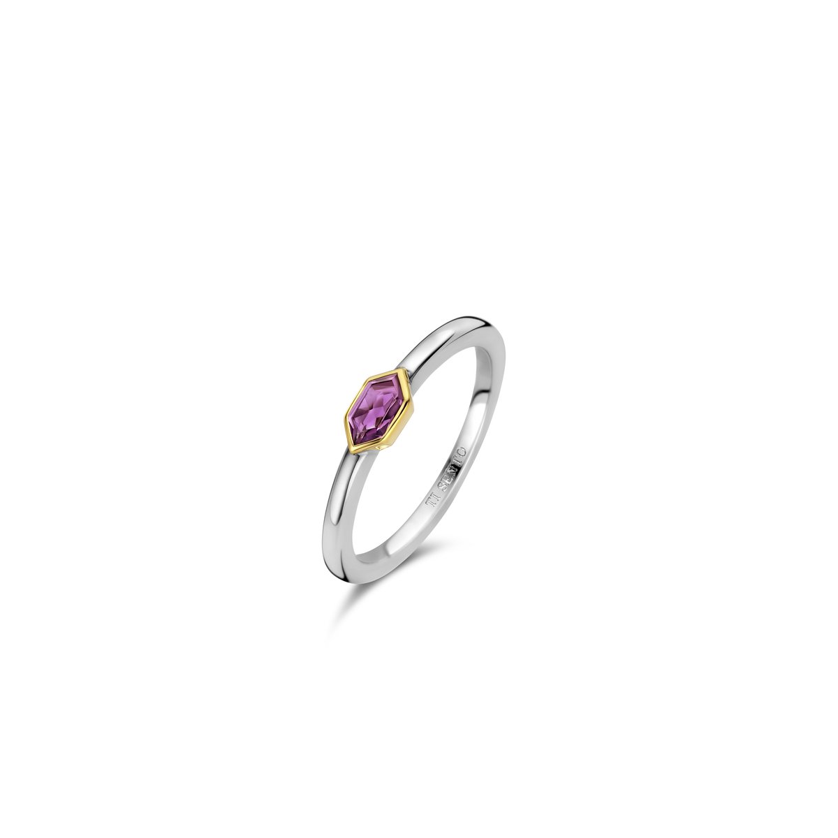TI SENTO Ring 12313PU - Zilveren dames ring - Maat 54