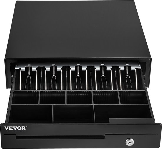 Tiroir-caisse VEVOR - 41 x 42 x 10 cm - Caisse enregistreuse électronique  12 V pour