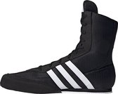 Chaussures de boxe adidas Box Hog 2.0 - Languette Extra longue - Zwart/ Wit - 42
