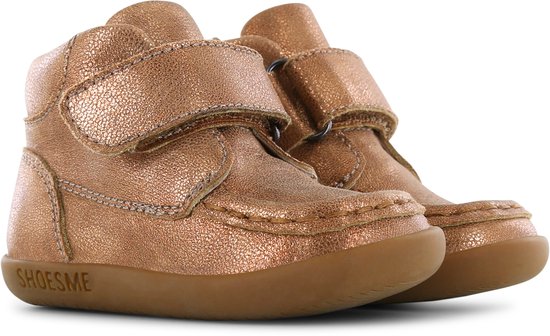 Baby | Klittenbandschoenen | Meisjes | BRONZE | Leer | Shoesme | Maat 21